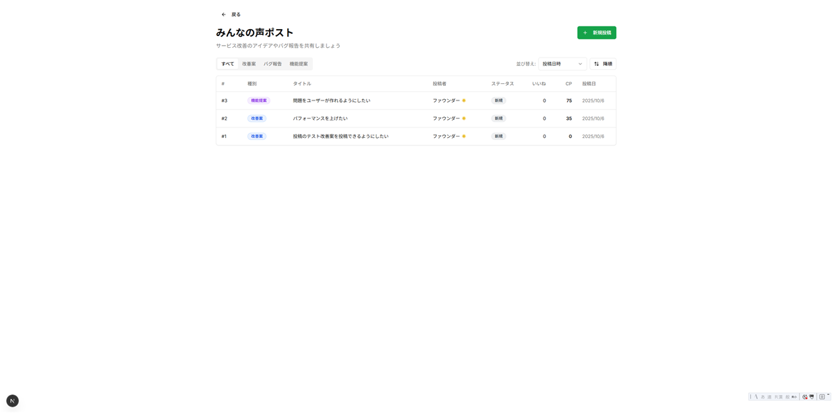 改善ラウンジ
